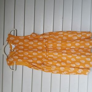 Lucky brand summer dress size medium cotton / rayon lined boho